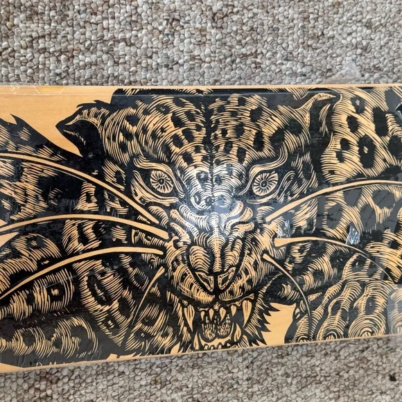 John Cardiel Anti-Hero Big Cat Skateboard Deck 87 of 100 w/ Stickers - Picture 5 of 5